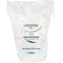 Coton Rectangulaire Pads 8x10cm Hypoallergénique Doux Non-irritant Neutraderm