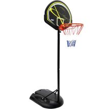 Panier De Basket Miami Jaune Hauteur Réglable 1m60 À 2m10