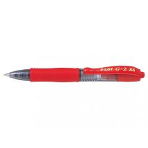 Stylo G-2 Pixie Roller Encre Gel Pointe Moyenne Rouge Pilot