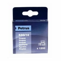 Agrafes Petrus 77517 530/14 Mm 1200 Unités