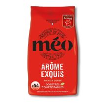 Meo - Café Dosettes Arôme Exquis Compatible Senseo Meo - Le Paquet De 54 Dosettes