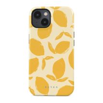 Coque Pour Iphone 15 Magsafe Tough Antichocs Modèle Lemon Tart Jaune Burga