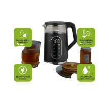 Bouilloire Greenblue Gb670 B 1.7l Sans Fil En Verre