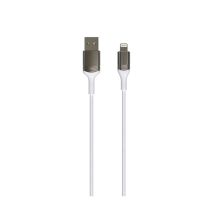 Câble De Charge Usb Vers Lightning Mfi Tressé Long 1.2m Et 2.5m Blanc Greene