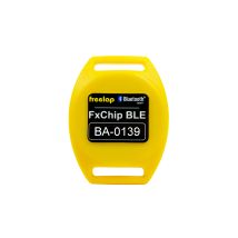 Fxchip Ble - Transpondeur Bluetooth Rechargeable - Jaune - Chronométrage Précis 1/100s - Chargeur Inclus