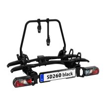 Porte-vélos Las Sd260 Noir Pour 2 Vélos Spécial Portes Battantes Fourgon