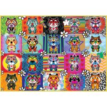 Art Puzzle Puzzle Tantan And Momo - 500 Pièces Puzzle D'art