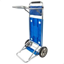 Chariot Multi-usages Aktive Barre Extensible 30 Kg Bleu