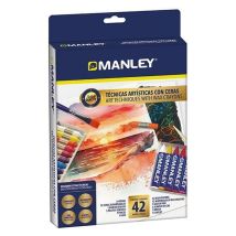 Crayons Gras De Couleur Manley 42 Pièces Multicouleur