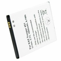 Batterie Pour Kazam Trooper 451, Tr4501 3.7 Volt 1800mah
