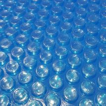 Bâche Solaire Piscine 500 Microns - 10 X 5 M - Bleu - Bordée Périmètre - Aqualux