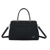 Sac À Main Cambridge Pour Femme Avec Poignée Rigide Et Bandoulière Amovible Noir Gallantry