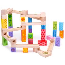 Bigjigs Toys, Ensemble De Jeu Marble Run De 53 Pièces, Adapté Aux Âges Dès 3 Ans