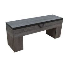 Accessoire De Billard Banc Gris 113 X 32 X 45.5