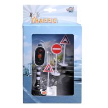 Feu De Circulation Pour Enfants Avec Panneaux De Signalisation Colorés