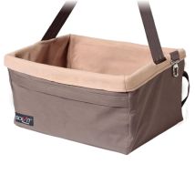 Siège D'appoint Pour Animaux De Compagnie Tagalong L Marron Happy Ride