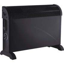 Convecteur Turbo 2000w Noir Confort Line Cl.conv2000bmt