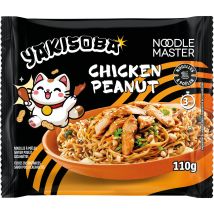 Nouilles Yakisoba Saveur Poulet Cacahuètes À Poêler Noodle Master