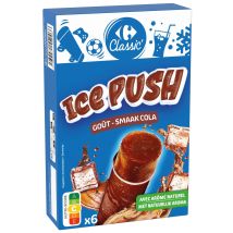 Glaces à L'eau Tubes Cola Carrefour Classic