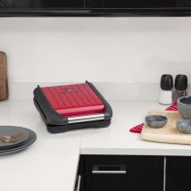 Gril Compact Acier S Rouge George Foreman