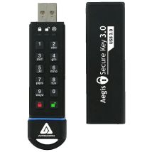 Clé Usb Apricorn Aegis Secure Key 3.0 120 Go Et Chiffrement Aes 256 Bits