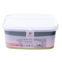Peinture Mur Et Plafond Satinée Rouge Vif 2,5l Jafep