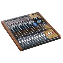 Tascam Model 16 Table De Mixage Audio 16 Canaux 20 - 30000 Hz Noir, Or, Bois