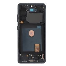 Bloc Complet Pour Samsung S20 Fe Écran Lcd + Vitre Tactile Et Châssis Bleu Relife
