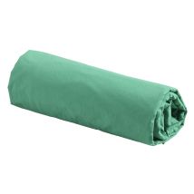 Drap Housse Céleste En Coton Bio 100% - 160 X 200 Cm - Effet Détox