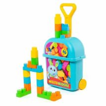 Jeu De Construction Avec Blocs Moltó 20 Pièces Trolley