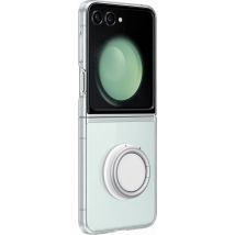 Coque Z Flip 5 avec support amovible - Transparent - SAMSUNG