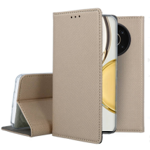 Housse Pour Huawei Honor Magic4 Lite 4g / 5g - Etui Coque Pochette Portefeuille + Film Ecran - Or Magnet