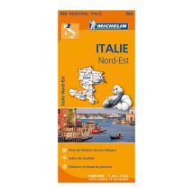 Carte Régionale Italie Nord-est 1/400 000 Format Carte Michelin Travel Partner