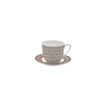 Coffret Tasse Déjeuner Geo Ethnic Design Géométrique Ethnique Élégant - Easy Life