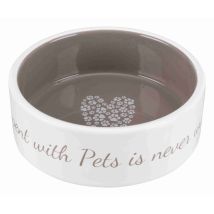 Trixie Gamelle Céramique Pet's Home Marron - 0,3 L - 12 Cm