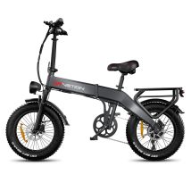 Vélo Électrique Pliable Drvetion Bt20, Fatbike, Batterie Samsung 48 V 14 Ah, Noir