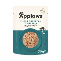 Aliments Pour Chat Applaws Tuna Fillet With Mackerel In Jelly Poisson 70 G