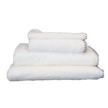 Serviette Grand Hotel Surpiqure Noire