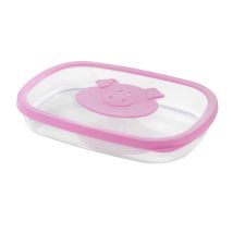 Snips Cold Meat Saver Rectangulaire Boîte 1,5 L Rose, Transparent 1 Pièce(s)