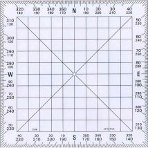 Minerva Carré De Navigation, 130 X 130 Mm