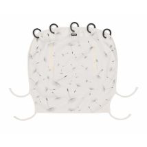 Dooky 1026601 Couvre-jambe De Poussette Pour Bébé Housse De Protection Solaire Coton Blanc