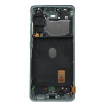 Bloc Complet Pour Samsung S20 Fe Écran Lcd + Vitre Tactile Et Châssis Vert Pâle Relife