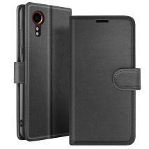 Étui Portefeuille Pour Galaxy Xcover 7 Avec Support Et Languette Magnétique Noir Zanaé