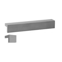 Poignée D'angle En Aluminium Mat Gris 160 Mm Entraxe 128 Mm Didheya