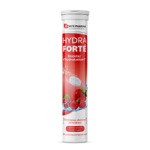 Forte Pharma - Complément Alimentaire Booster D'hydratation Électrolytes Vitamines Et Minéraux Fruits Rouges Forte Pharma - Le Tube De 24 Comprimés