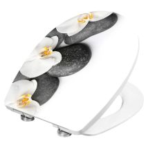 Siège De Toilette Avec Fermeture En Douceur Orchids Cornat