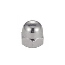 Écrou Borgne Inox A4 M4 Din 1587 Finition Brillante Boîte De 200 Acton