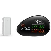 Station Météo Design Avec Capteur Intérieur Et Extérieur. Fonction Réveil.