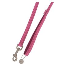 Laisse De Chien En Cuir Artificiel Macleather Rose 20 Mm X 120 Cm