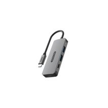 Sitecom Cn-5010 Hub & Concentrateur Usb 3.2 Gen 1 (3.1 Gen 1) Type-c 5000 Mbit/s Noir, Gris